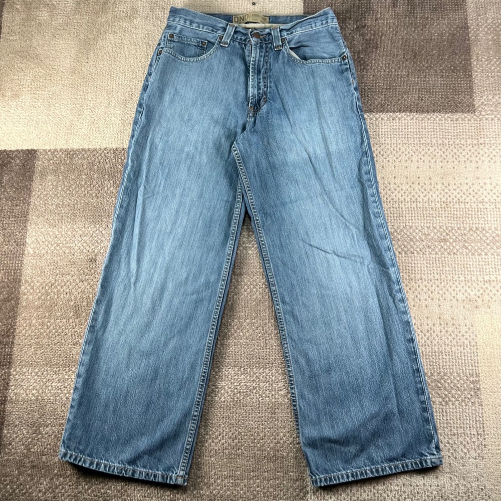 Old Navy OND Extra Loose Jeans Blue 31x30 Baggy Wide Leg Y2K Skater Denim